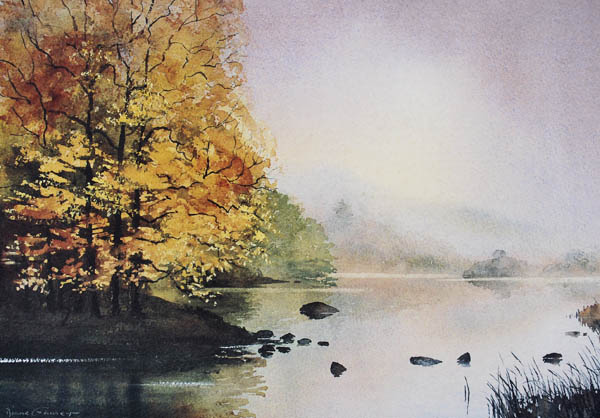 Autumn calm - Lakeland - Viridian - Diane Gainey