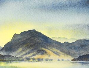 Buttermere and Fleetwith Pike - Lakeland - Viridian - Diane Gainey