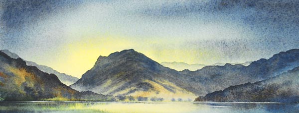 Buttermere and Fleetwith Pike - Lakeland - Viridian - Diane Gainey