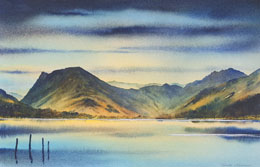 Buttermere and Fleetwith Pike - Lakeland - Viridian - Diane Gainey