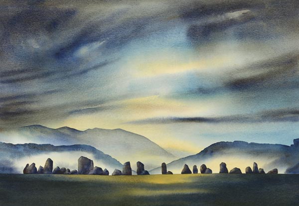 Castlerigg Stone Circle L - Lakeland - Viridian - Diane Gainey