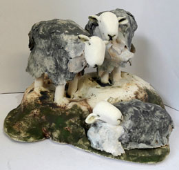 Herdwick group 9cms x 23cms £75.00