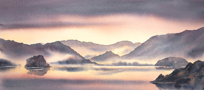 Derwentwater from Friar's crag - Lakeland - Viridian - Diane Gainey