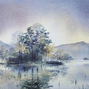 Morning Mist - Ullswater - Lakeland - Viridian - Diane Gainey