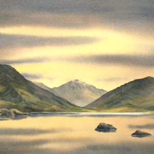 Wastwater and Great Gable - Lakeland - Viridian - Diane Gainey