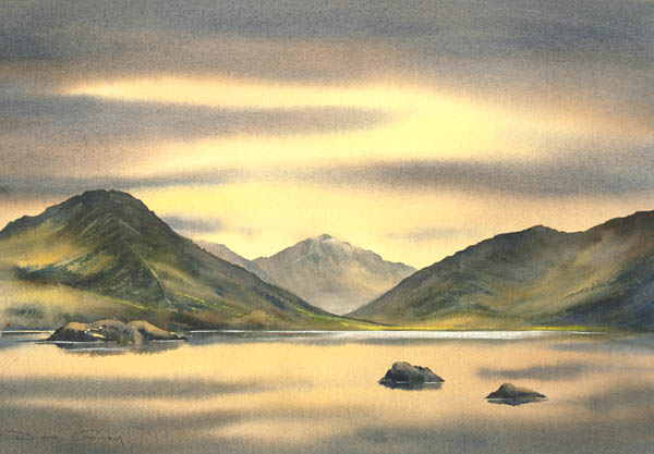 Wastwater and Great Gable - Lakeland - Viridian - Diane Gainey