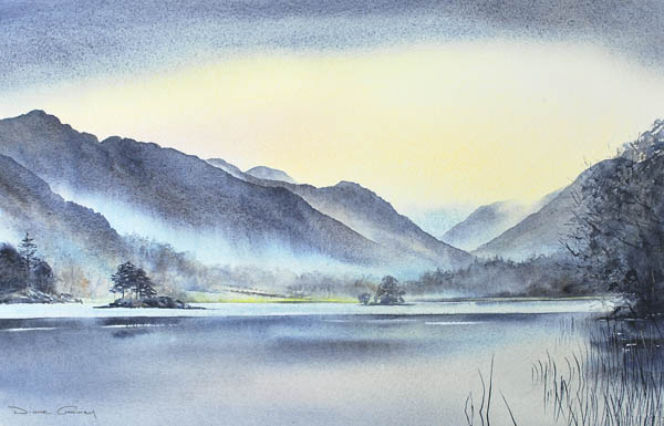 Ullswater Blues - Lakeland - Viridian - Diane Gainey