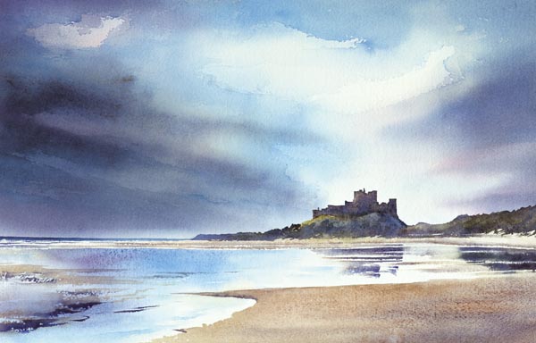 Bamburgh Castle - Northumberland - Viridian - Diane Gainey